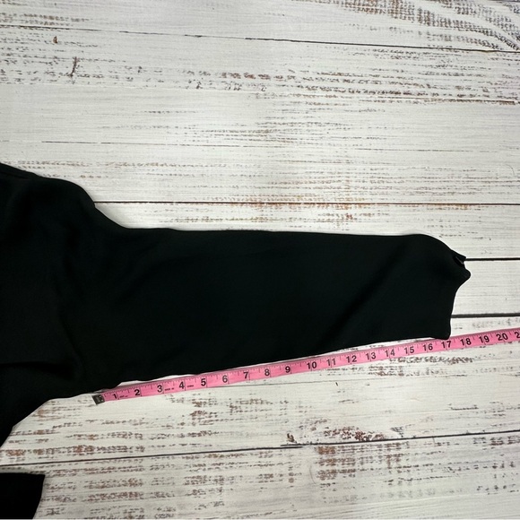 Jila Women’s size Medium Black Sheer Kimono Tie Front Jacket - Picture 13 of 13